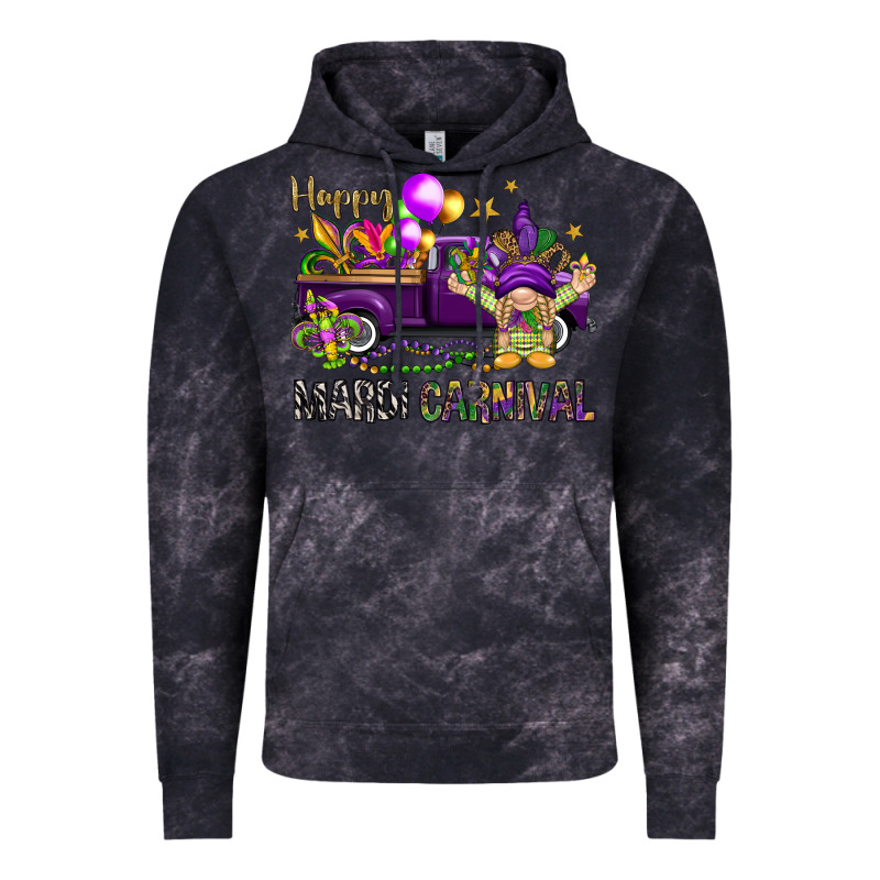Happy Mardi Carnival With Truck Vintage Hoodie by NancyCooperArtShop | Teevron