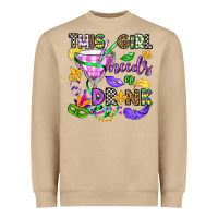 Mushroom this girl needs a drink Heavyweight Sweatshirt - OliviaCreatesArt