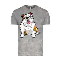 Cloud Rock ENGLISH BULLDOGS Awesome Funny Bulldog Pups Dogs Vintage Tee - maiPhamDesign
