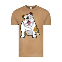 Vintage Camel ENGLISH BULLDOGS Awesome Funny Bulldog Pups Dogs Vintage Tee - maiPhamDesign