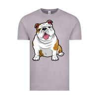 Vintage Zinc ENGLISH BULLDOGS Awesome Funny Bulldog Pups Dogs Vintage Tee - maiPhamDesign