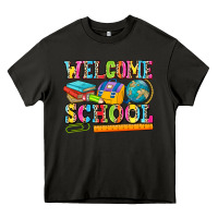 Asphalt welcome school Heavy Core Tee - NancyCooperArtShop