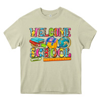 Mossy welcome school Heavy Core Tee - NancyCooperArtShop