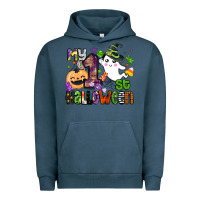 Pigment Midnight Navy my 1st halloween Urban Hoodie - BarkalooDesign