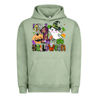 Pigment Oil Green my 1st halloween Urban Hoodie - BarkalooDesign
