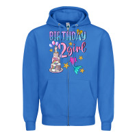 True Royal birthday girl 2 Zipper Hoodie - BundleAndBundleShop