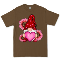 Cacao valentine's day with sunflowers gnomes Premium Tee - RanaPortraitStore