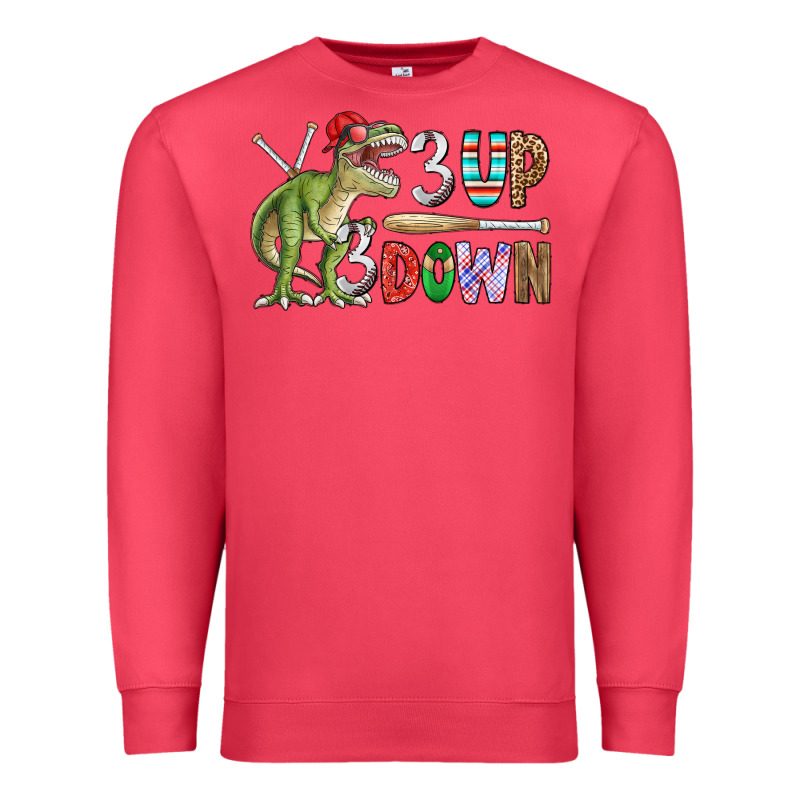 3 Up 3 Down Rex Premium Sweatshirt by CowhideDigitalArt | Teevron