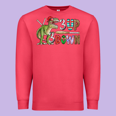 3 Up 3 Down Rex Premium Sweatshirt Designed By Cowhidedigitalart