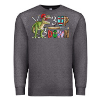 Charcoal Heather 3 up 3 down rex Premium Sweatshirt - CowhideDigitalArt