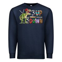 Navy 3 up 3 down rex Premium Sweatshirt - CowhideDigitalArt