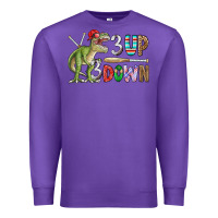 Purple 3 up 3 down rex Premium Sweatshirt - CowhideDigitalArt