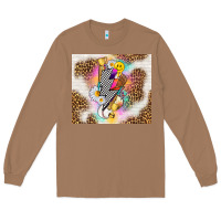 Toasted Coconut retro baseball with leopard Long Sleeve Tee - TumblerDesignByShophia