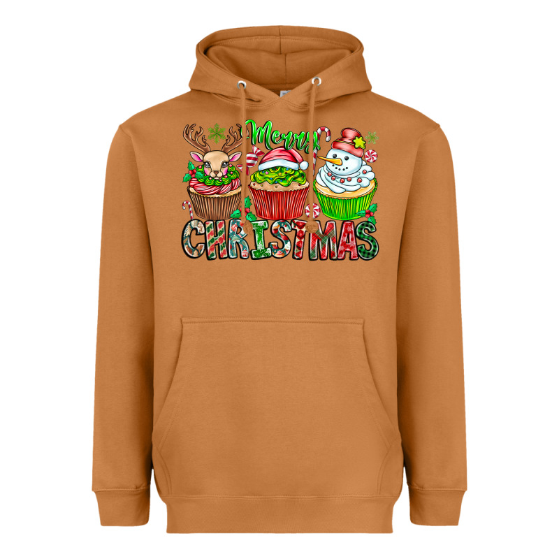 Merry Christmas Heavyweight Hoodie by CowhideDigitalArt | Teevron