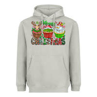 Moon Dust Merry Christmas Heavyweight Hoodie - CowhideDigitalArt