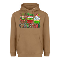 Toasted Coconut Merry Christmas Heavyweight Hoodie - CowhideDigitalArt