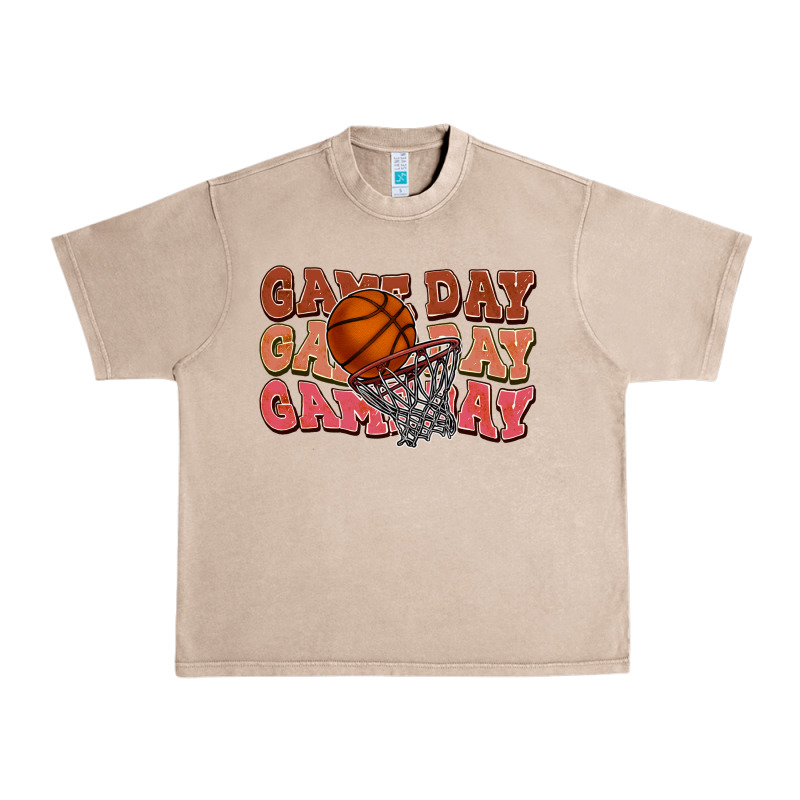 Game Day Game Day Game Day Basketball Urban Heavy Tee by NancyCooperArtShop | Teevron