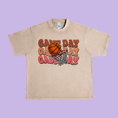 Game Day Game Day Game Day Basketball Urban Heavy Tee Designed By Nancycooperartshop