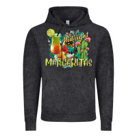 Vintage Black Midnight Margaritas Vintage Hoodie - texasbilliewilder