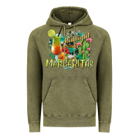 Vintage Olive Midnight Margaritas Vintage Hoodie - texasbilliewilder