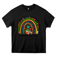 Black teachers we do it all rainbow Heavy Core Tee - NancyCooperArtShop