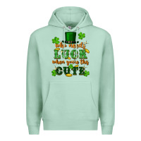 Seafoam who needs luck when you're this cute Premium Hoodie - FaDigitalArtStudio
