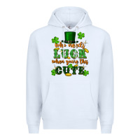 White who needs luck when you're this cute Premium Hoodie - FaDigitalArtStudio