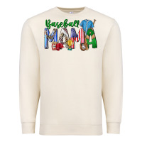 Sandshell baseball mama Premium Sweatshirt - CowhideDigitalArt