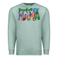 Seafoam baseball mama Premium Sweatshirt - CowhideDigitalArt
