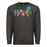 Smoke baseball mama Premium Sweatshirt - CowhideDigitalArt