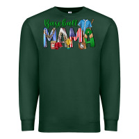 Sports Green baseball mama Premium Sweatshirt - CowhideDigitalArt