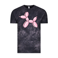 Cloud Black balloon dog pink Vintage Tee - maiPhamDesign
