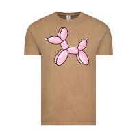Vintage Coffee balloon dog pink Vintage Tee - maiPhamDesign