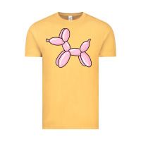 Vintage Mustard balloon dog pink Vintage Tee - maiPhamDesign