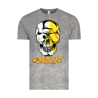 Cloud Rock Dad life Sugar Skull for Soccer Softball Halloween Costume Vintage Tee - maiPhamDesign