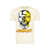 Vintage Arctic Dad life Sugar Skull for Soccer Softball Halloween Costume Vintage Tee - maiPhamDesign