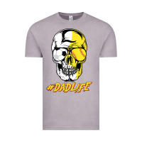 Vintage Zinc Dad life Sugar Skull for Soccer Softball Halloween Costume Vintage Tee - maiPhamDesign