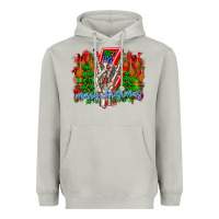 Moon Dust punk rock Merry Christmas Heavyweight Hoodie - CowhideDigitalArt