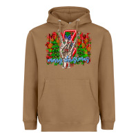 Toasted Coconut punk rock Merry Christmas Heavyweight Hoodie - CowhideDigitalArt