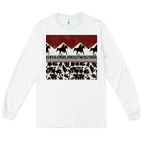 White cowgirl with cowhide Long Sleeve Tee - TumblerDesignByShophia