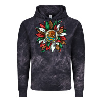 Cloud Black Mexican Sunflower Vintage Hoodie - texasbilliewilder