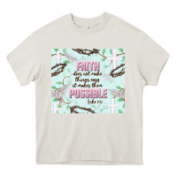 Cream faith does not make things easy Heavy Core Tee - JahusDesignShop