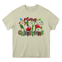 Mossy merry christmas hair dresser Heavy Core Tee - MaliasSmallBusiness