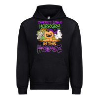 Black theres some horrors in this house Urban Hoodie - BarkalooDesign