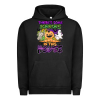 Pigment Black theres some horrors in this house Urban Hoodie - BarkalooDesign