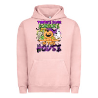 Pigment Salmon theres some horrors in this house Urban Hoodie - BarkalooDesign