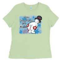 Matcha how snowflakes are made winter christmas Ladies Tee - MaliasSmallBusiness