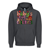 Smoke baby's first christmas Zipper Hoodie - FaDigitalArtStudio