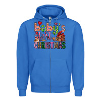 True Royal baby's first christmas Zipper Hoodie - FaDigitalArtStudio