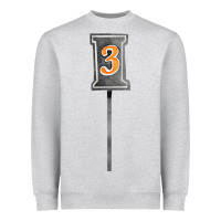 Heather Grey marker 3 chain fa element Heavyweight Sweatshirt - FaDigitalArtStudio